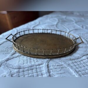 Vintage Bamboo Tray